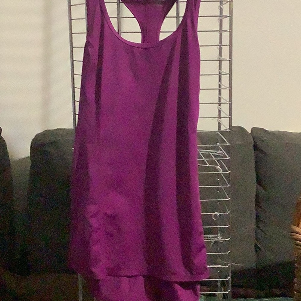Purple workout T-shirt